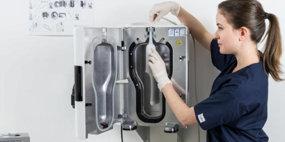 The importance of high-level disinfection on ultrasound transducers