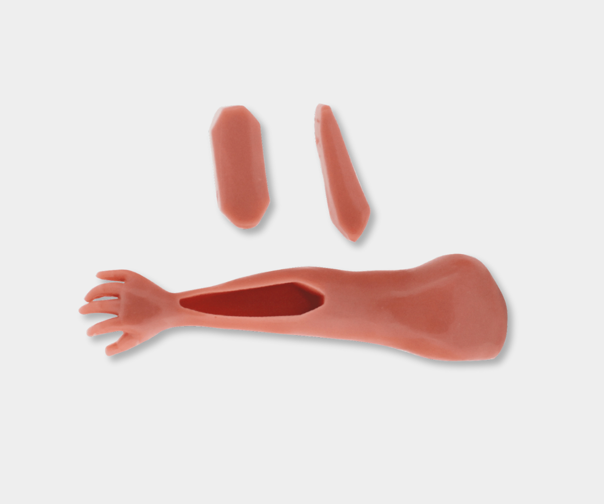 the arm training phantom is available at EDM