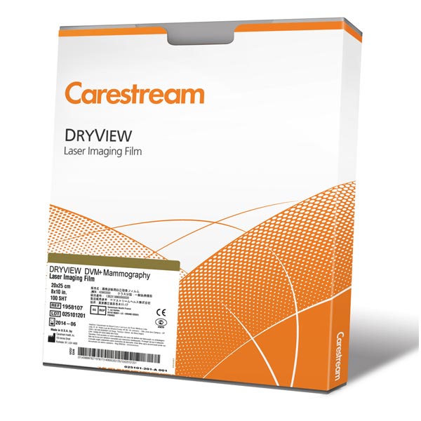 Carestream DRYVIEW DVM+ Laser Mammography Imaging Film - 500/box