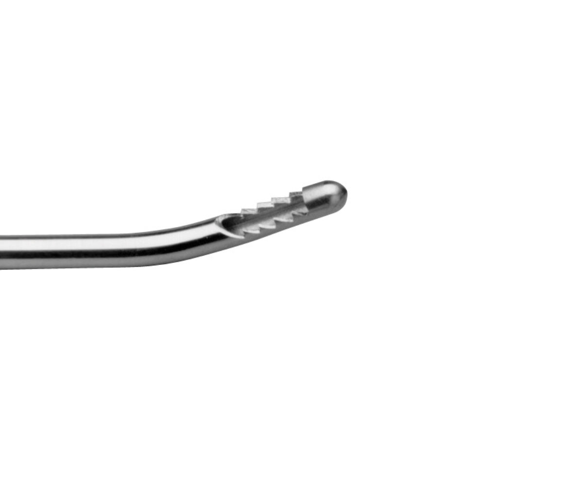 Novak Suction Biopsy Curette - Tip detail