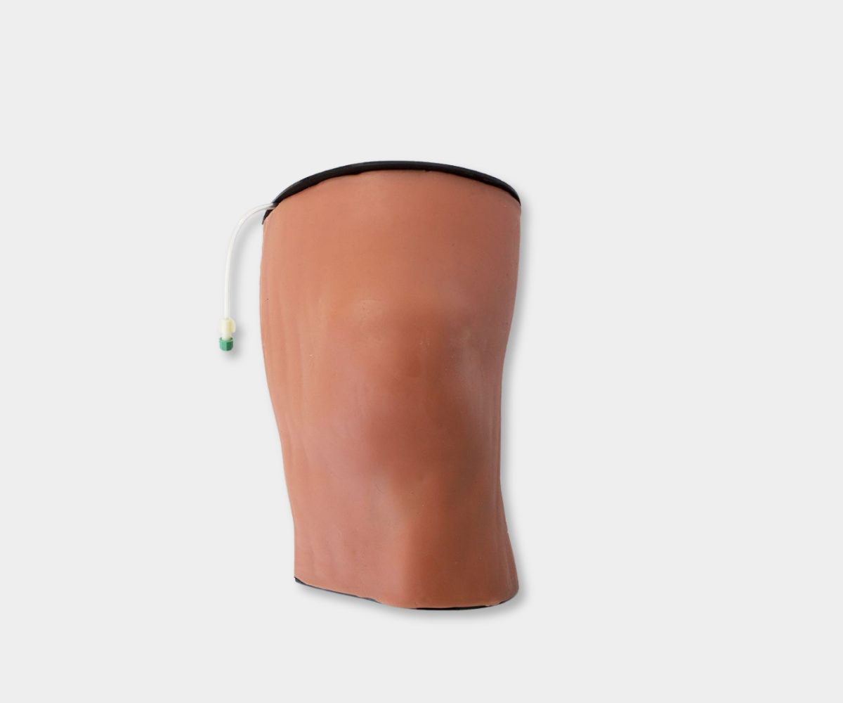The knee training phantom is available at EDM