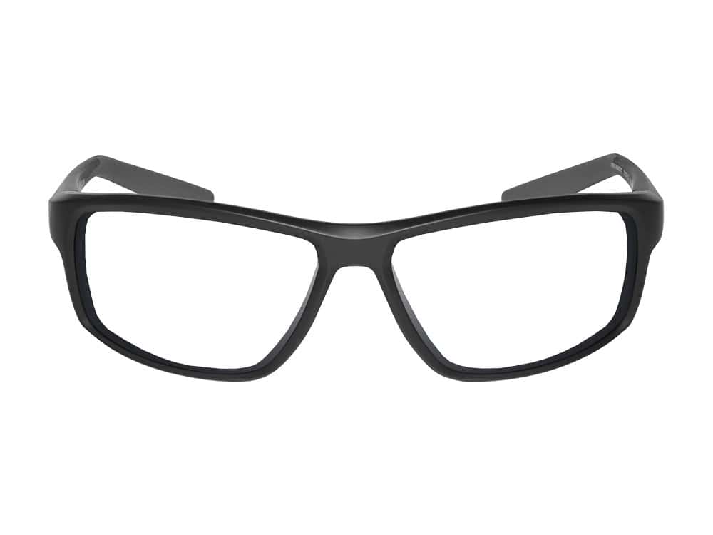 Nike Rabid Lead Glasses - Radiation Protection - Matte Black with Gray Swoosh