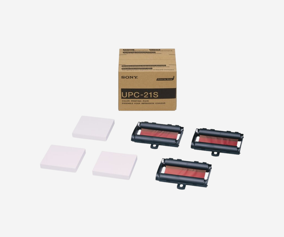 UPC-21S A6 sheets and CMY ribbons