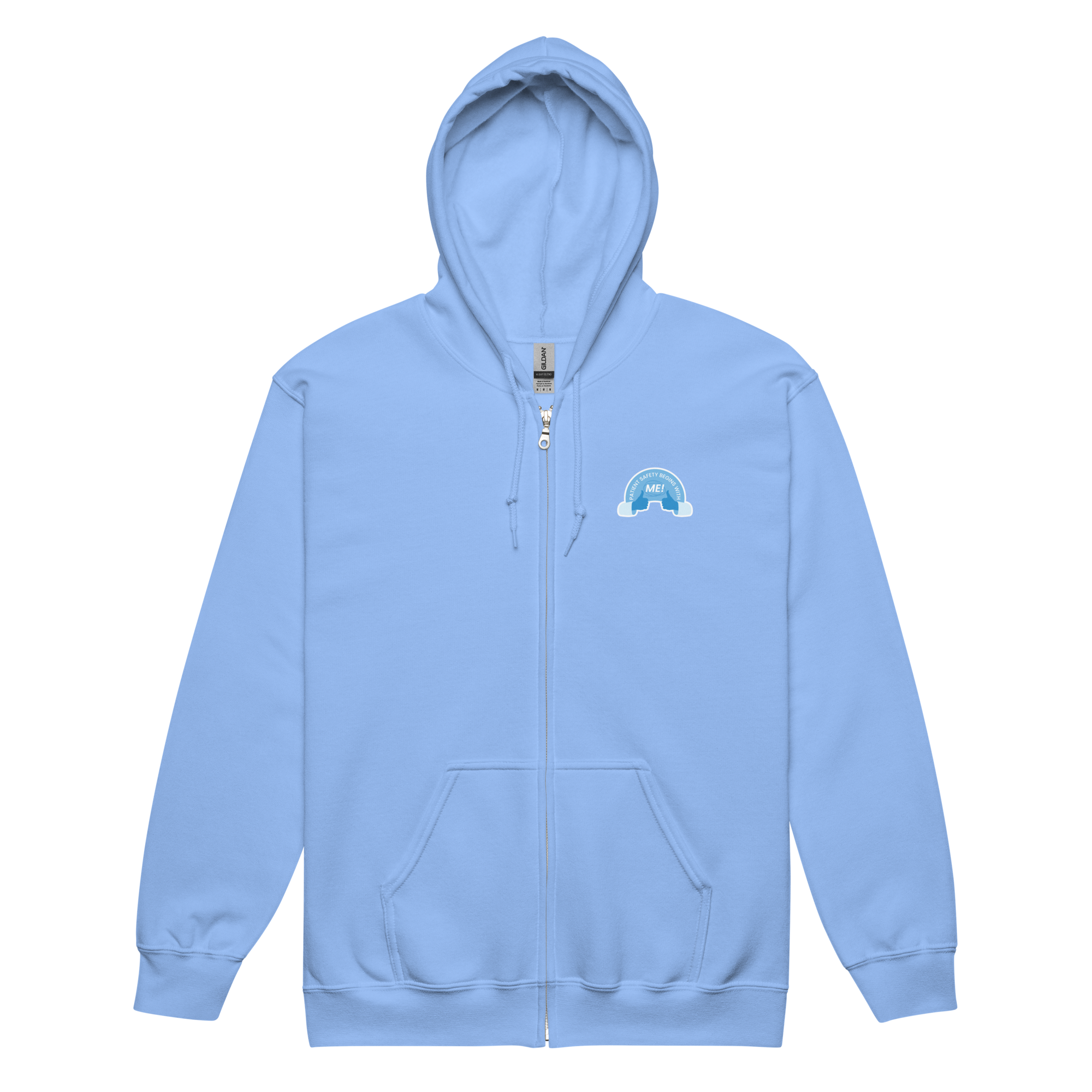 Unisex Zip Hoodie - Patient Safety Begins With Me!