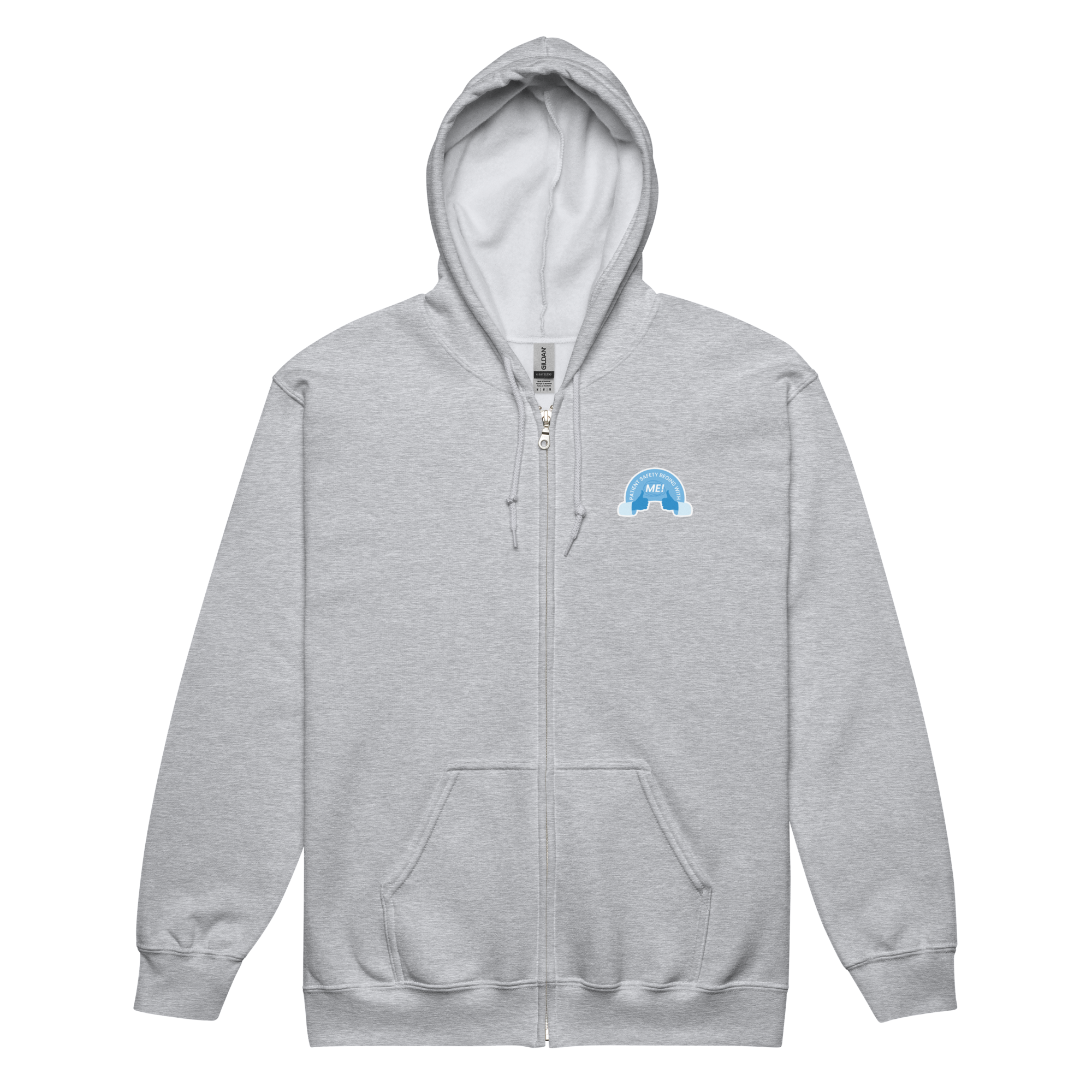 Unisex Zip Hoodie - Patient Safety Begins With Me!
