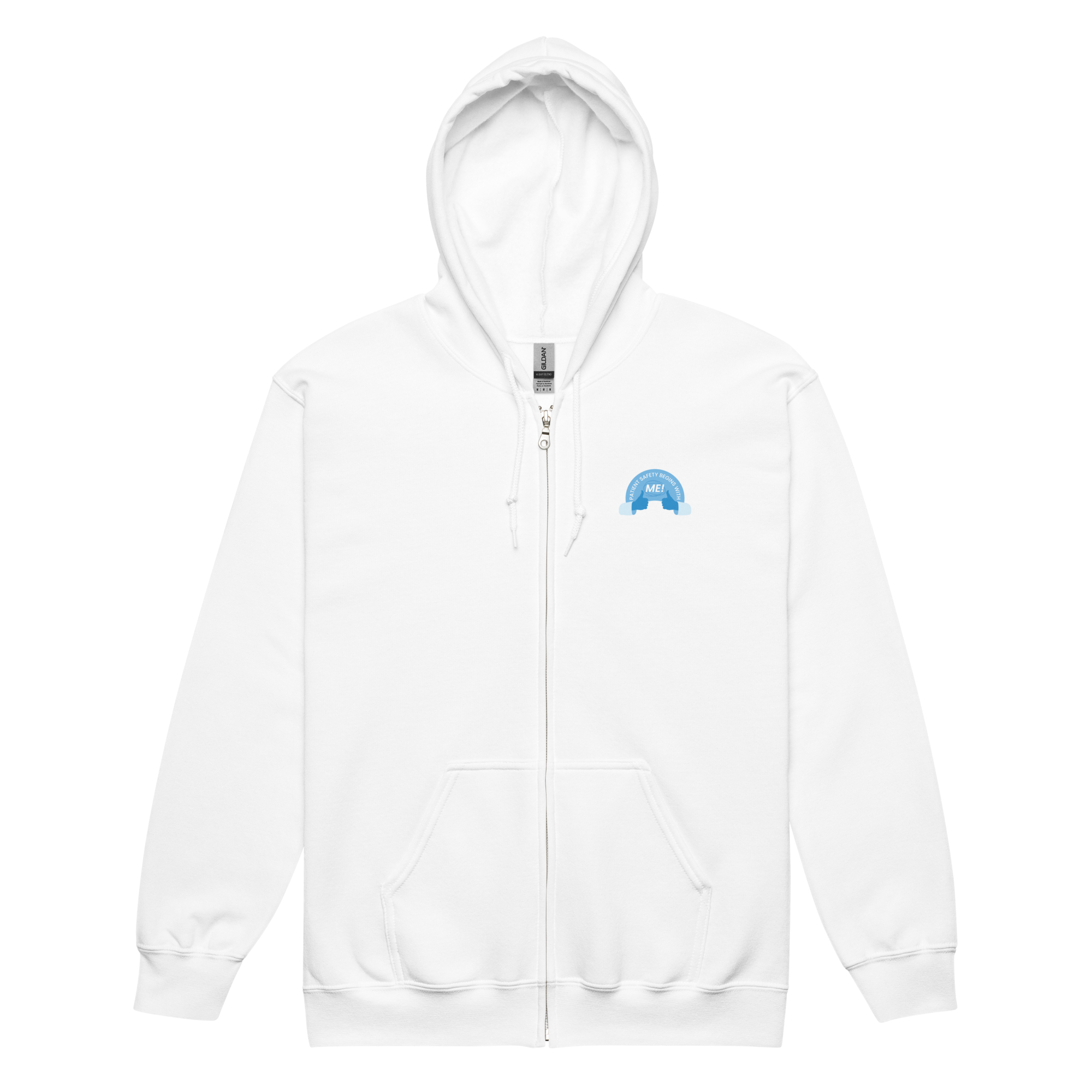 Unisex Zip Hoodie - Patient Safety Begins With Me!