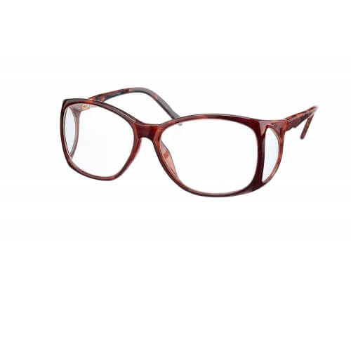 53 Wrap Tortoise Lead Glasses - radiation protection glasses