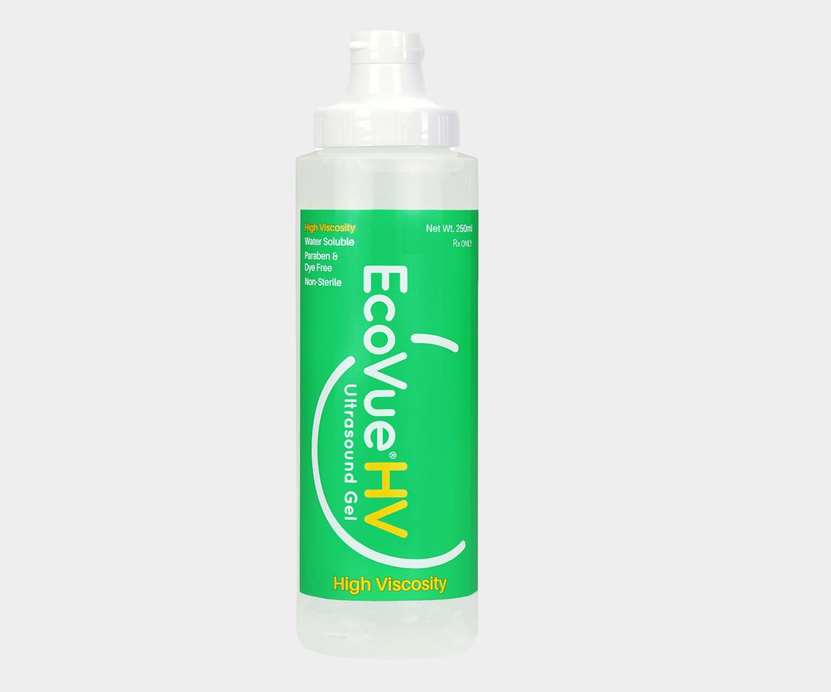 Ecovue HV Ultrasound Gel 250 ml Bottle
