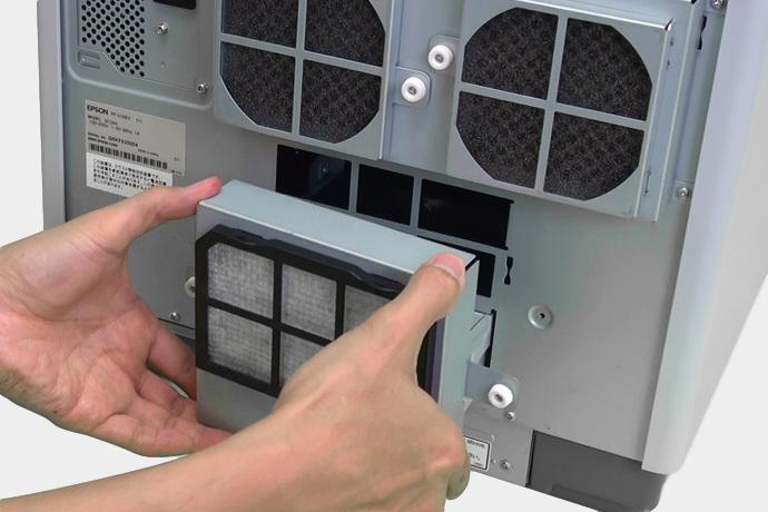 Epson PP-100 Disc Producer Back Panel