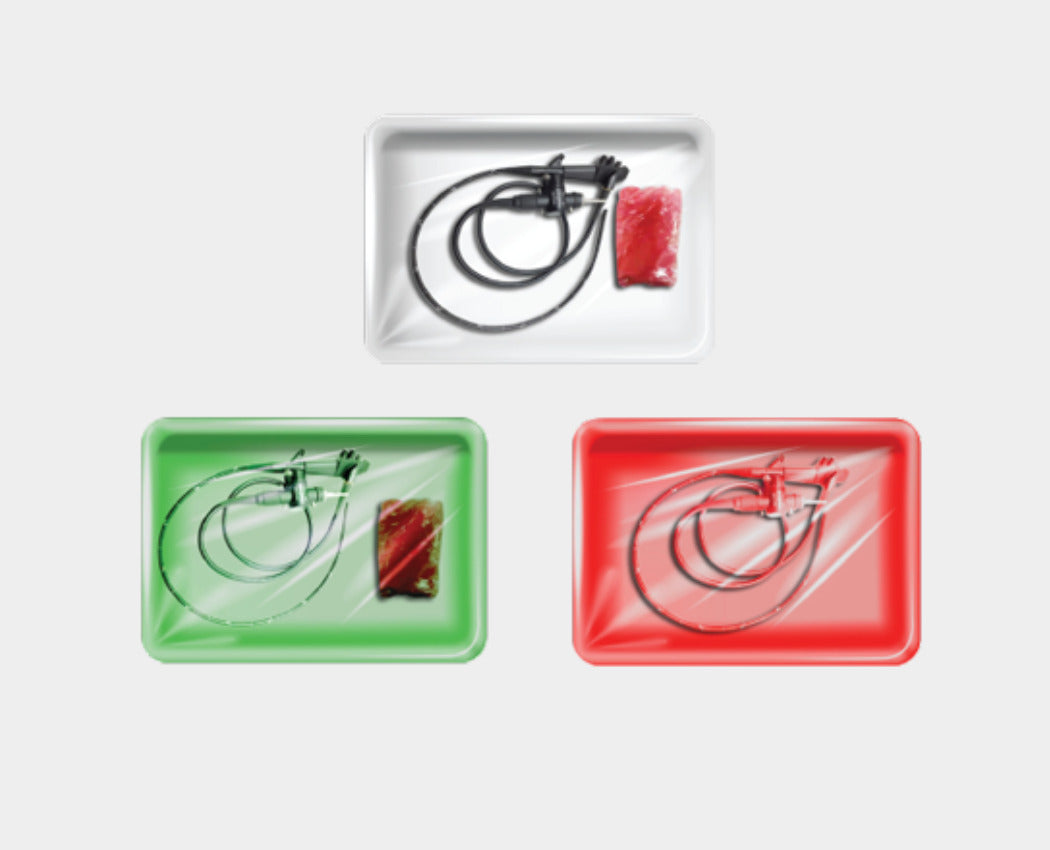 The Krystal disinfection tray covers are available at EDM