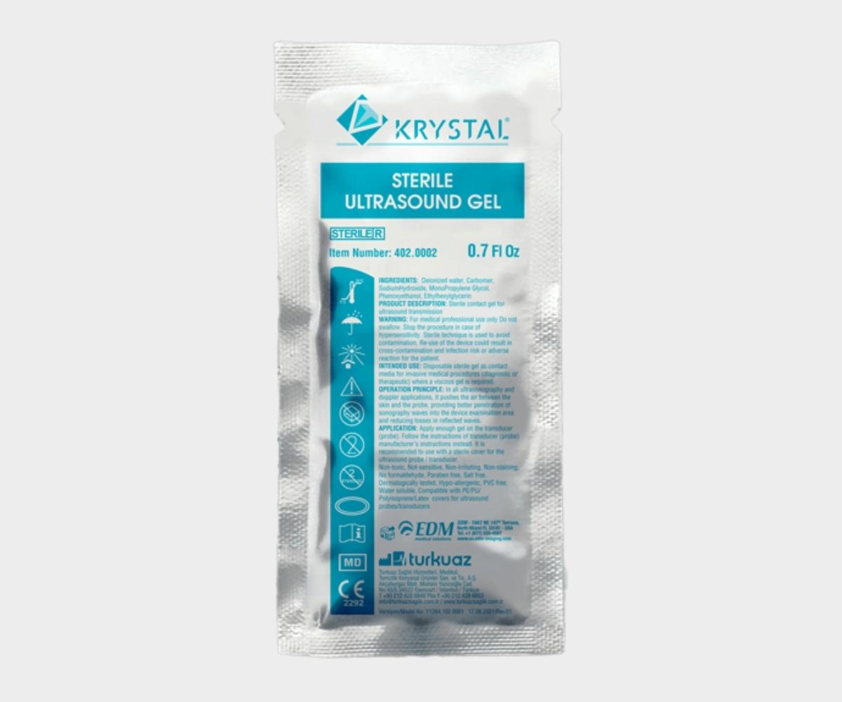 Krystal Sterile Ultrasound Gel Krystal Sterile Ultrasound Gel