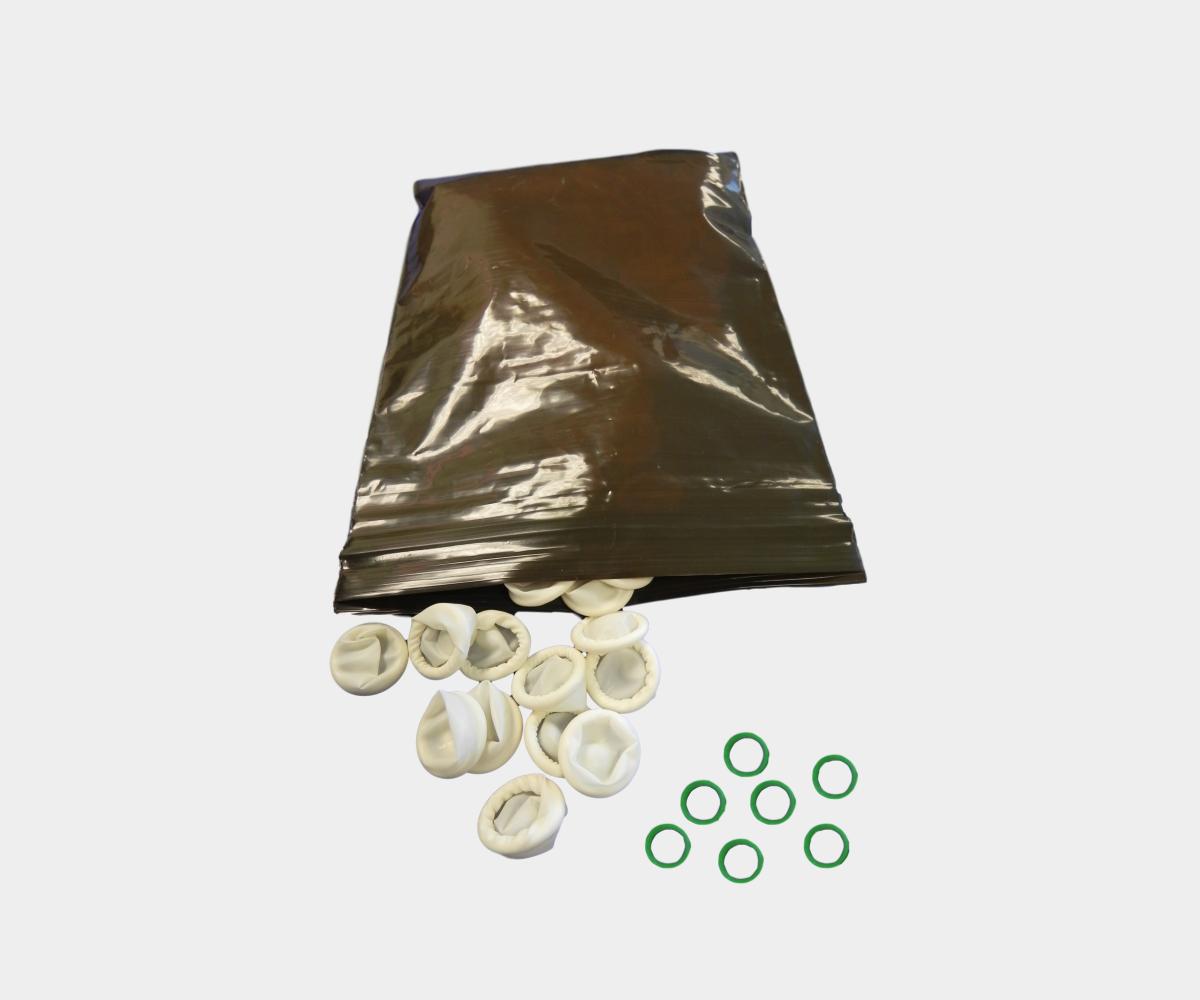 Latex Finger Cots - ultrasound covers - transducer cover - ultrasound probe cover