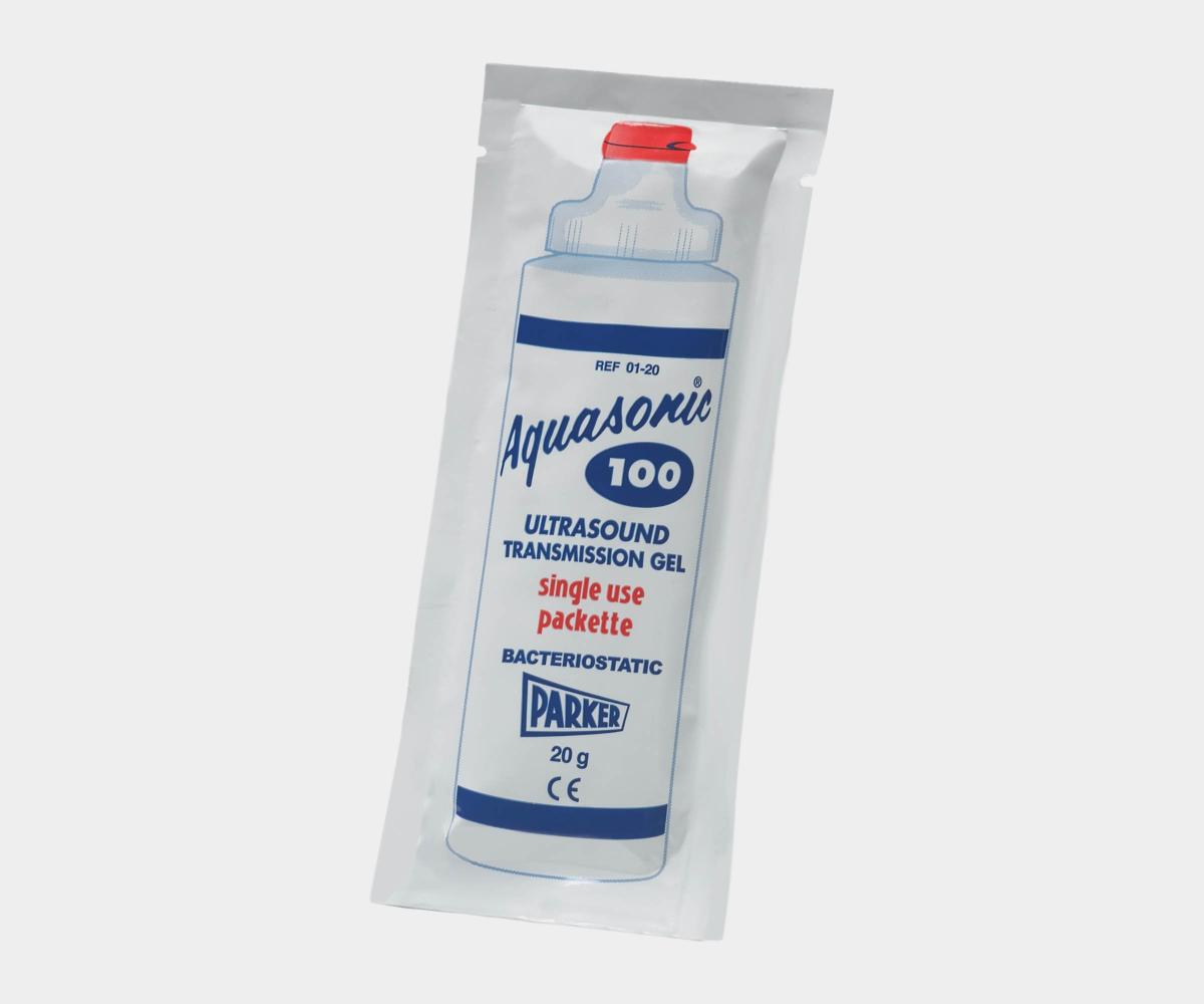 Parker Aquasonic ultrasound gel 100 20 gram Packet