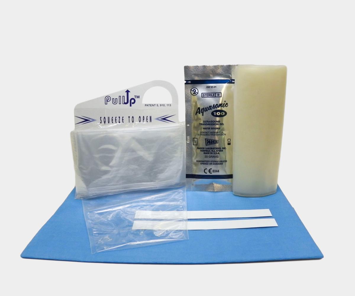 Surgical PullUp Ultrasound Transducer Covers with Soft Boot - Sterile ultrasound probe covers - ultrasound covers - transducer cover - sterile ultrasound probe cover - ultrasound probe cover