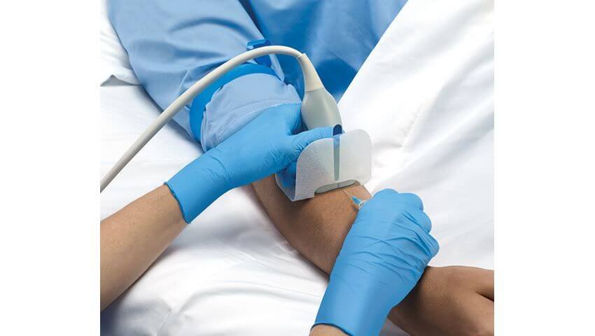 Parker UltraDrape on patient