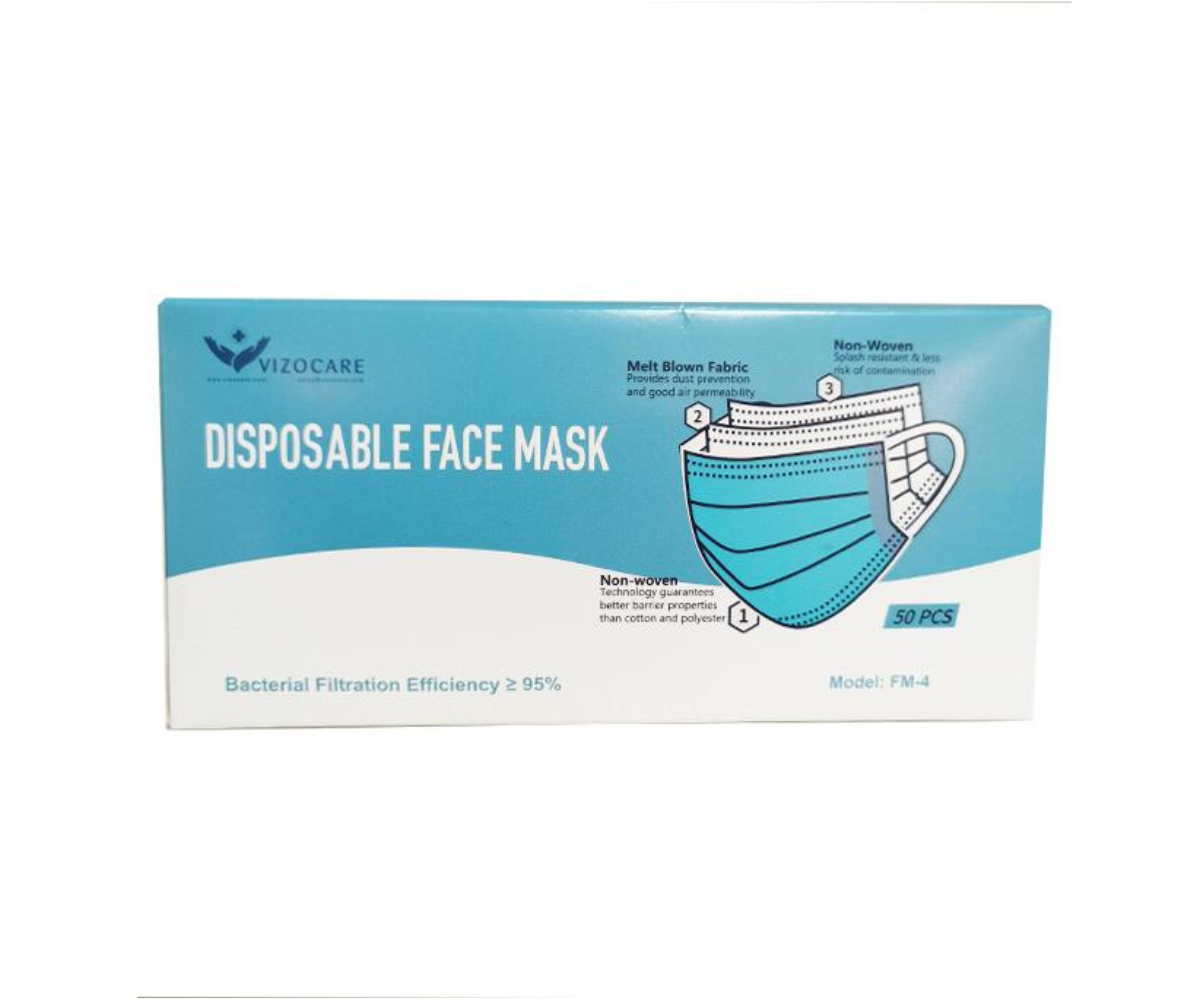 Disposable Face Masks - Blue