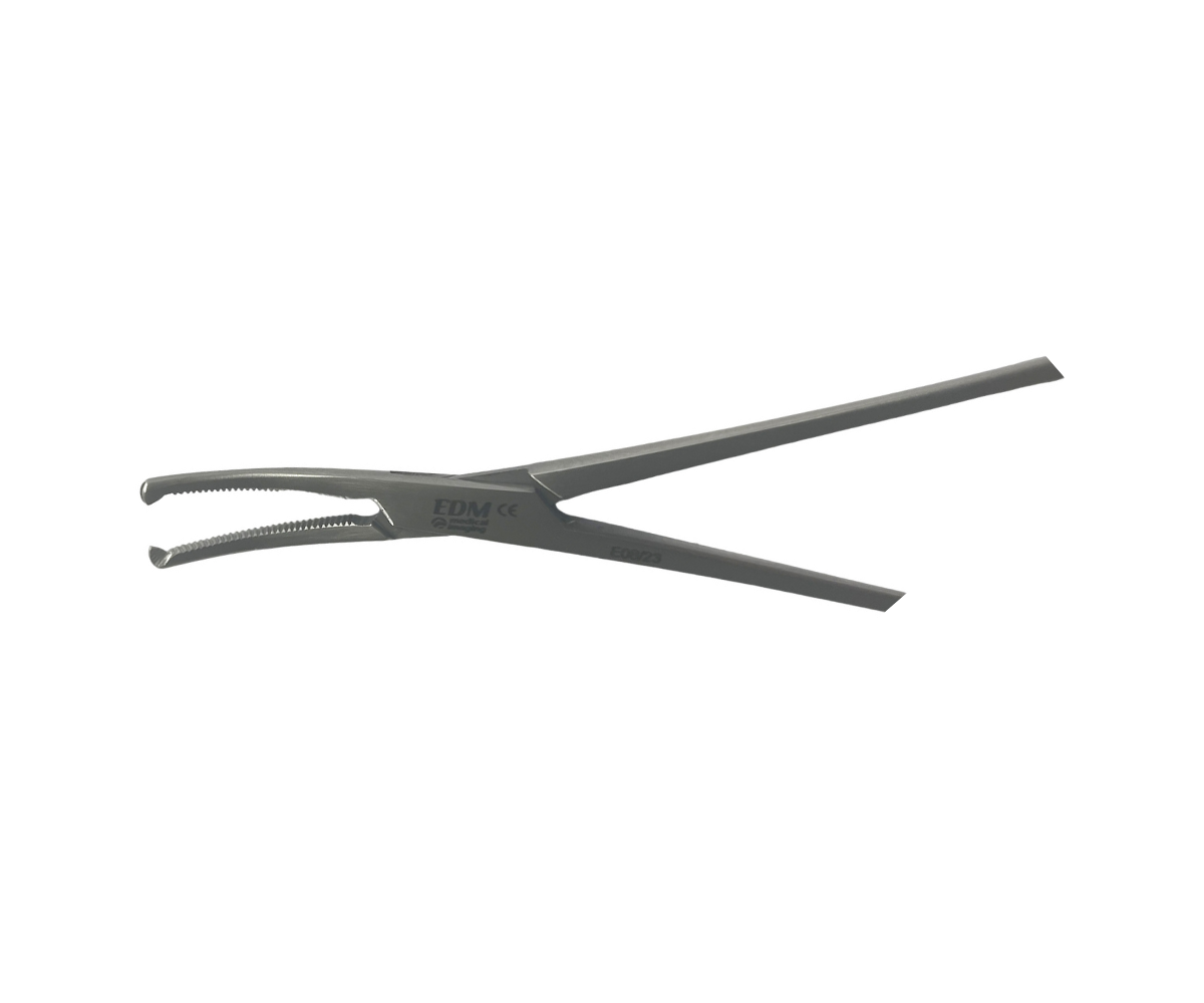 Halsted Mosquito Forceps Curved With Claw - Tip Details - Available at EDM