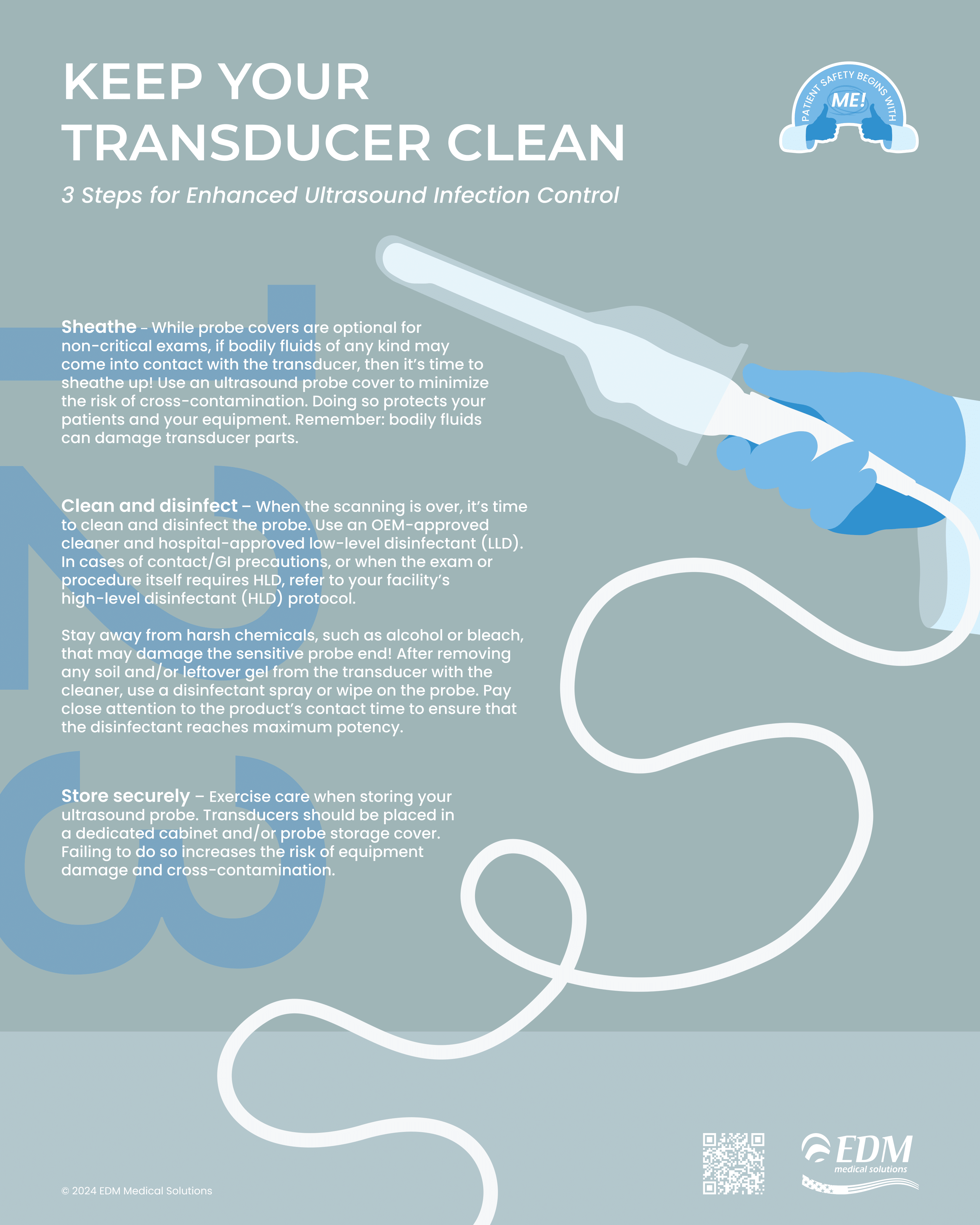 Keep Your Transducer Clean - Poster