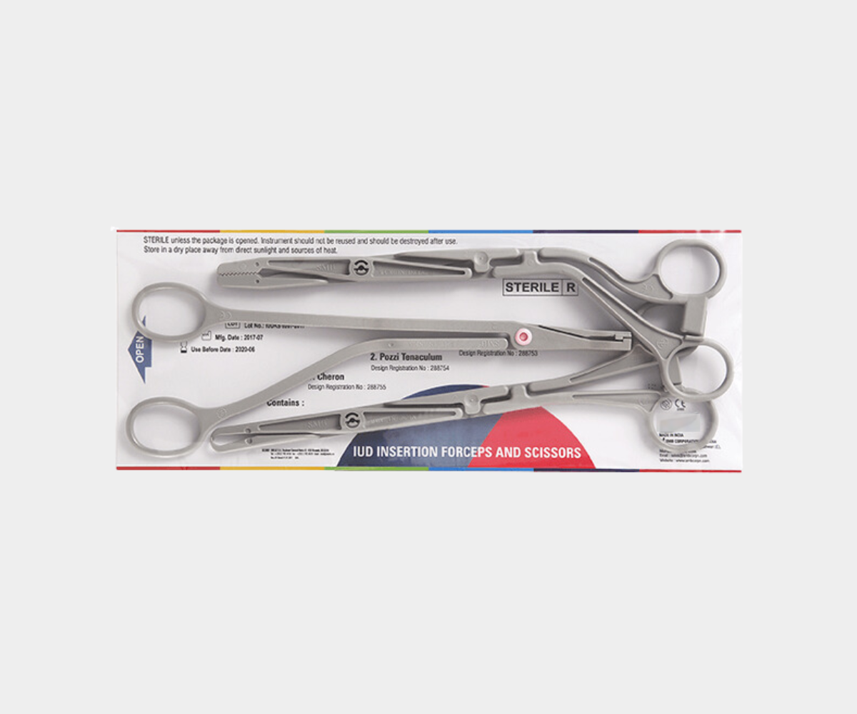 Iud Insertion Kit Complete With Metal Instruments IUD INSERTION KIT