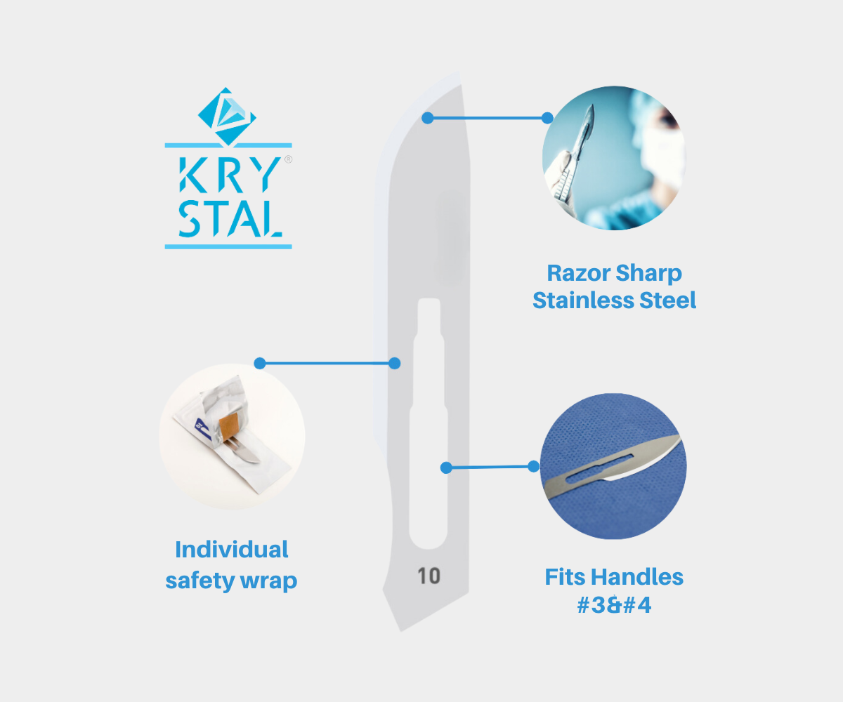 Krystal Stainless Steel Blades