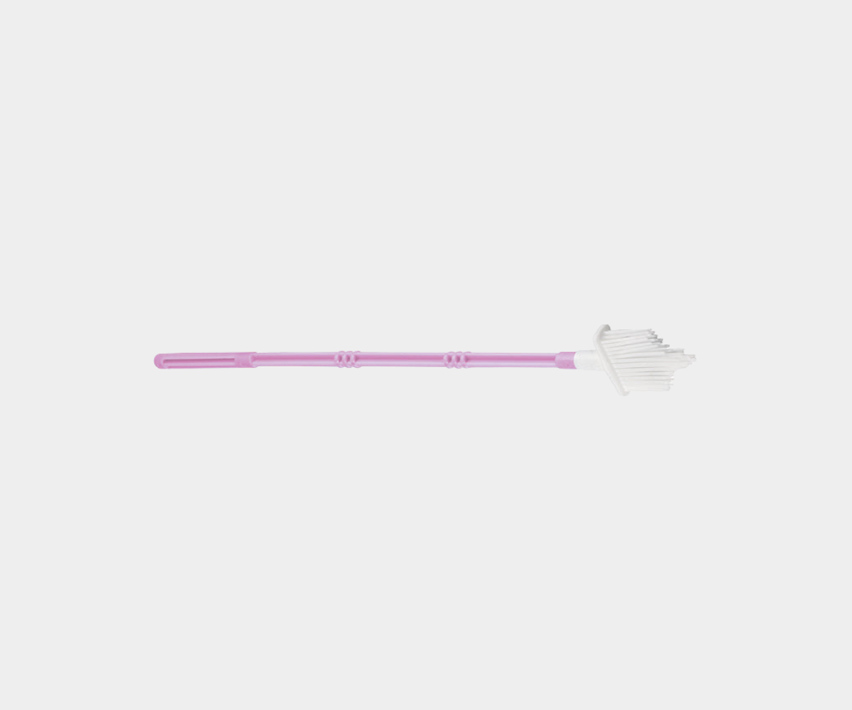 Sterile Single-Use Endocervical Brush With Detachable End - Full View