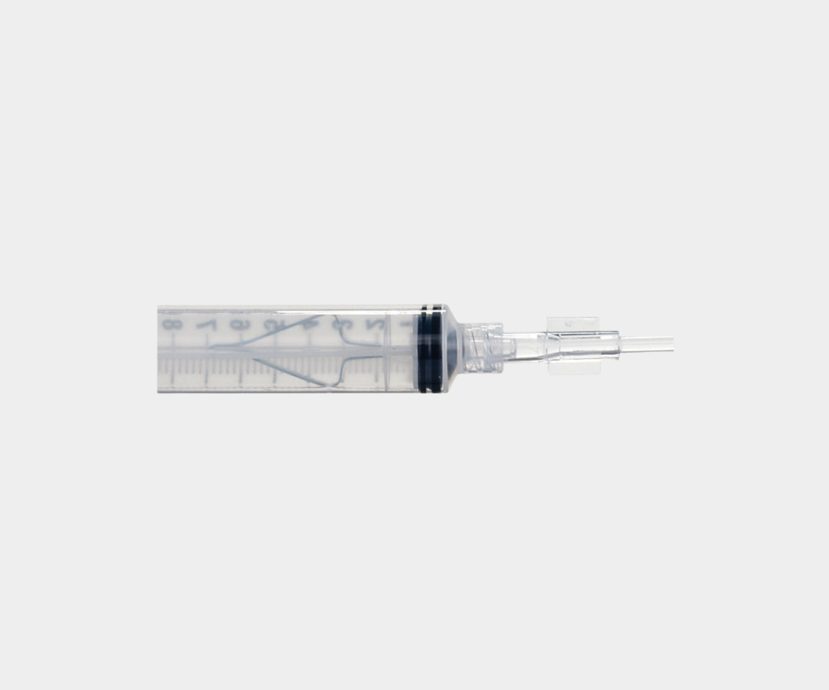 Sterile Single-Use Endometrial Sampler with Syringe - The syringe