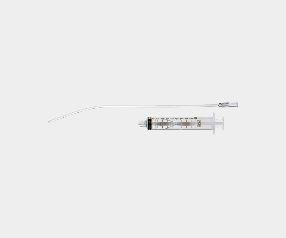 Sterile Single-Use Endometrial Sampler with Syringe - Full kit