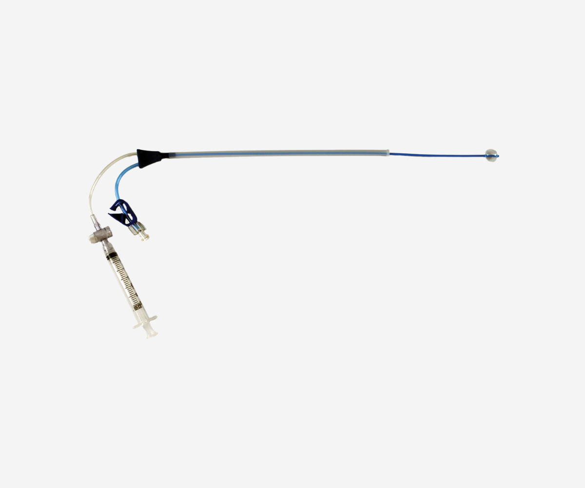 Thomas Medical Steen Open-Tip HSG Catheter with Balloon - Sterile, flexible, and designed for optimal visibility during hysterosalpingography (HSG) and saline infusion sonography (SIS).