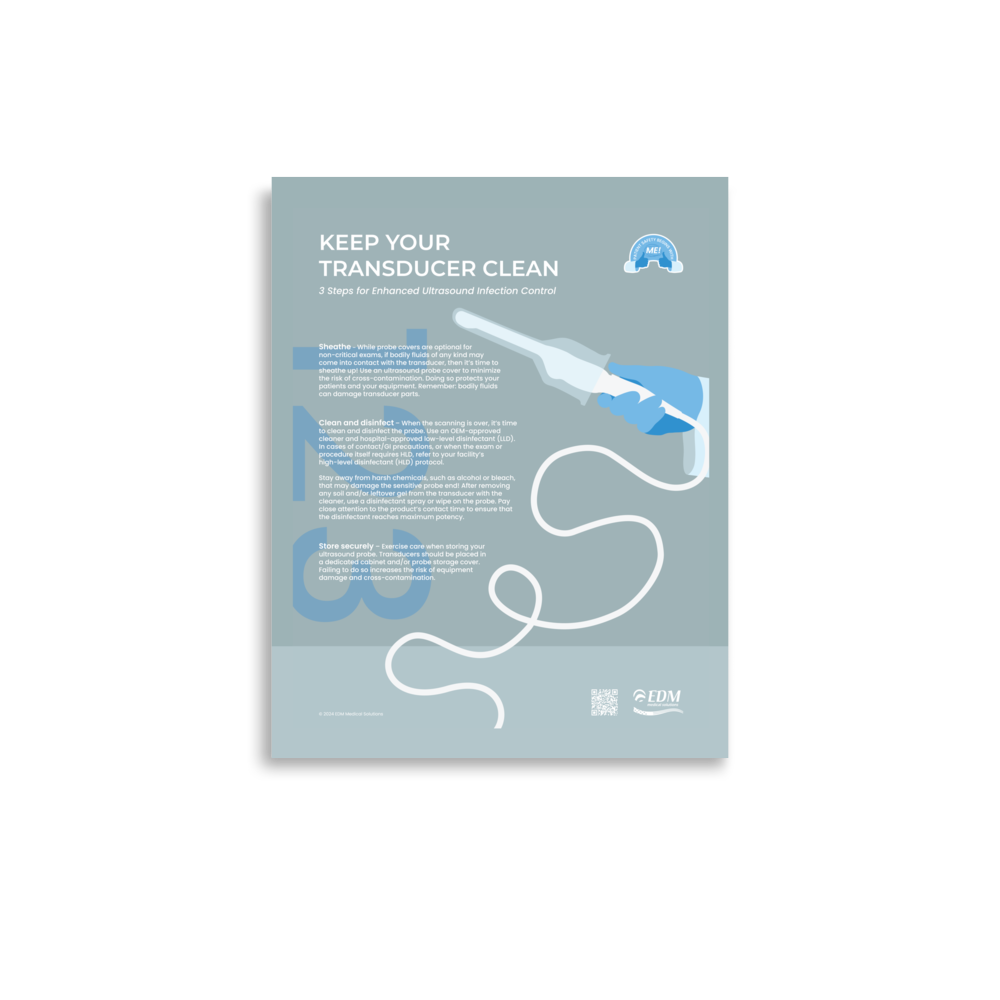 Keep Your Transducer Clean - Poster