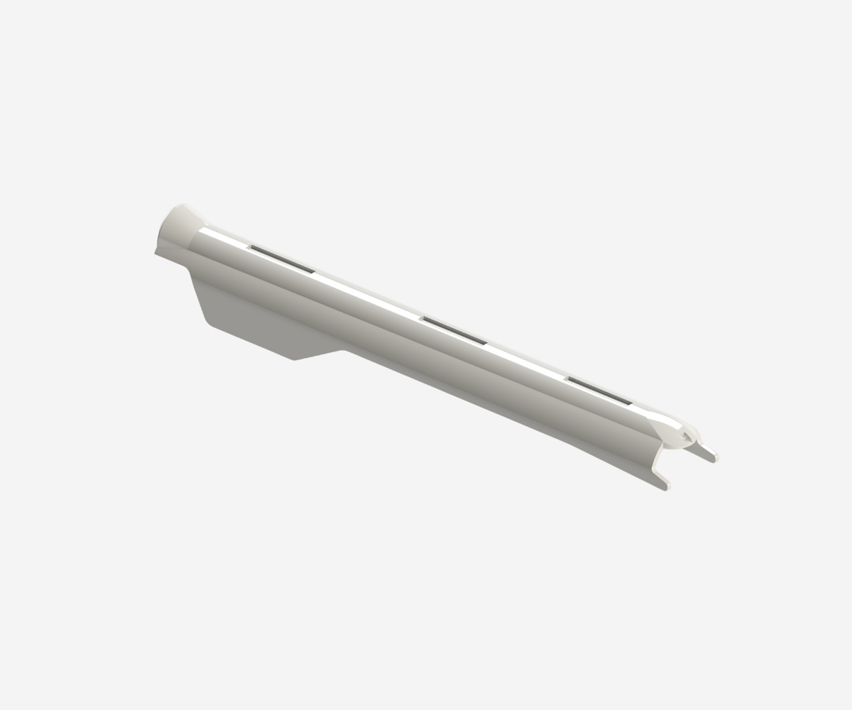 GTK110 needle guide attachment shown on a light grey background