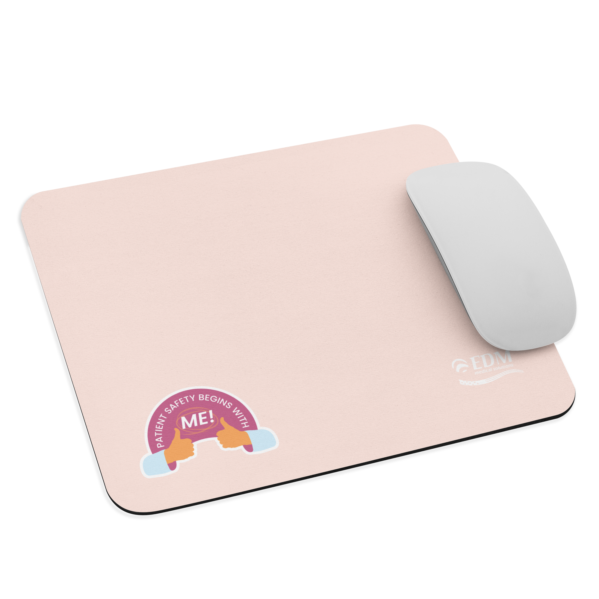 Mouse Pad - Pink - Patient Safety Begins With Me!