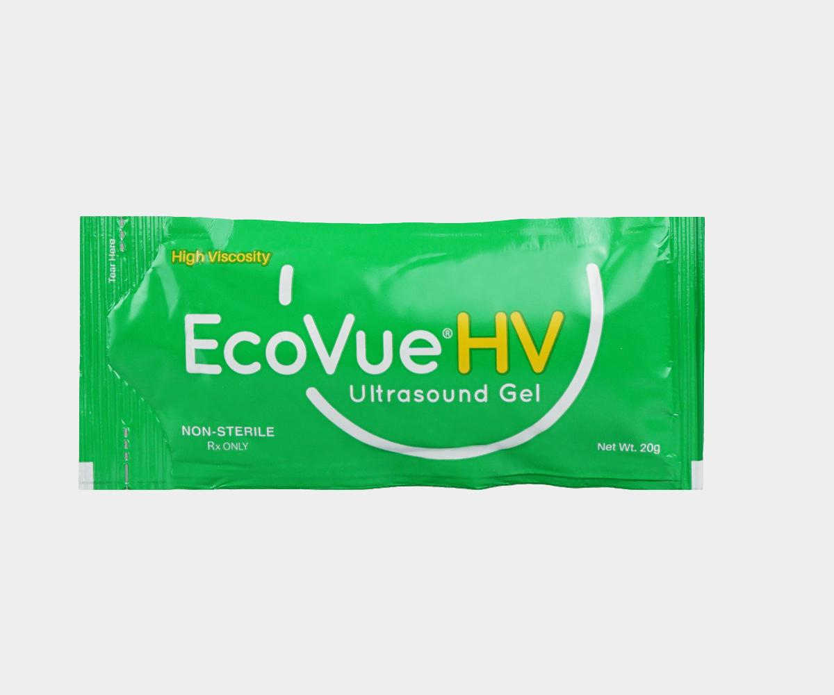 EcoVue HV Non Sterile Ultrasound Gel 20 gram packet