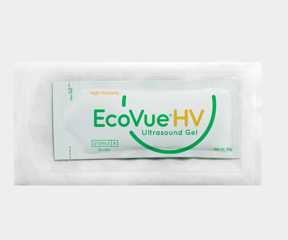 Ecovue HV Ultrasound Gel 20 Gram Flexpac Sterile