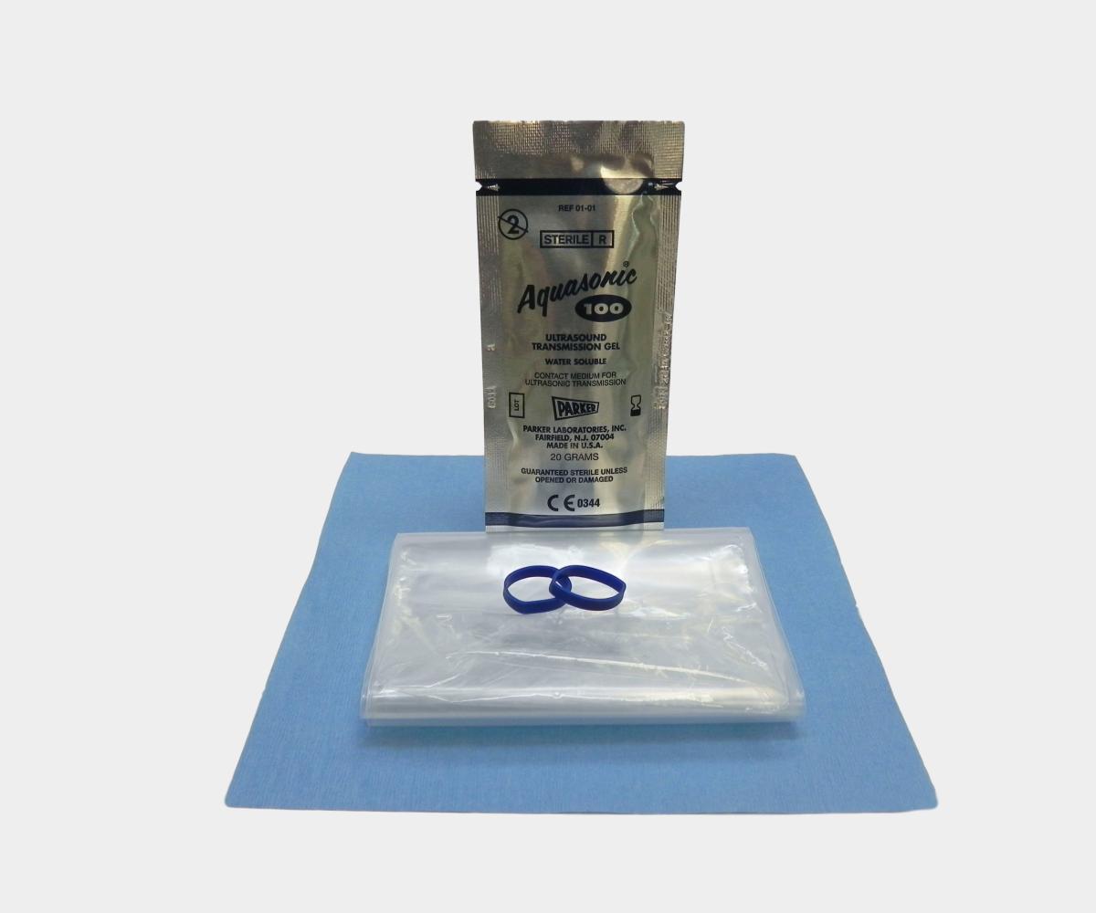 Flat Fold Clear Ultrasound Transducer Cover