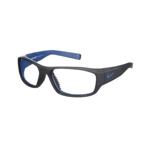 Nike Brazen - Matte Black with Blue - radiation protection glasses