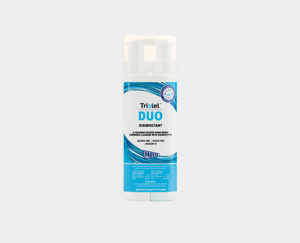 The Tristel Duo Intermediate Level Disinfectant is available at EDM
