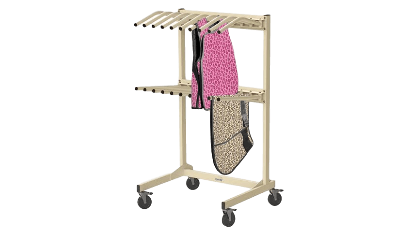 Valet Apron Rack with Dual Hanger Option